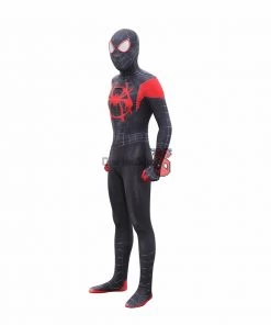 OneHeroSuits Miles Morales Spandex Suit Halloween Black Spider Cosplay Bodysuit