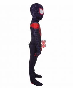 OneHeroSuits Zentai/Jumpsuit Kids Miles Morales Cosplay Suit Into The Spider Verse Spandex BodySuit