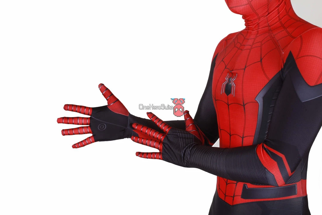 OneHeroSuits Spider Man Spandex Suit Far From Home Black And Red Cosplay Bodysuit Zentai/Jumpsuit 9 OneHeroSuits Spider Man Spandex Suit Far From Home Black And Red Cosplay Bodysuit Zentai/Jumpsuit