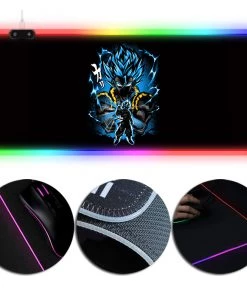 OneHeroSuits Gohan Super Saiyan Printed LED Mouse Pad Large Extended Mousepad Full Desktop