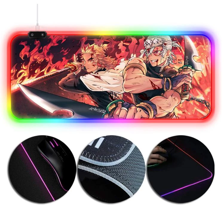 OneHeroSuits RGB Mouse Pad The Hashira Printing Gaming Mouse Pads 1 OneHeroSuits RGB Mouse Pad The Hashira Printing Gaming Mouse Pads