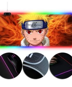 OneHeroSuits Naruto Mouse Pad Printed RGB Gaming Mouse Pad Extra Large