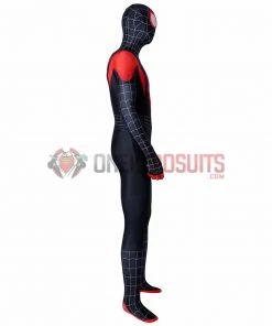 OneHeroSuits Zentai/Jumpsuit Spider-Man Into The Spider-Verse Miles Morales Cosplay Costume HD Printed Jumpsuits
