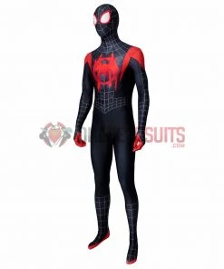 OneHeroSuits Zentai/Jumpsuit Spider-Man Into The Spider-Verse Miles Morales Cosplay Costume HD Printed Jumpsuits