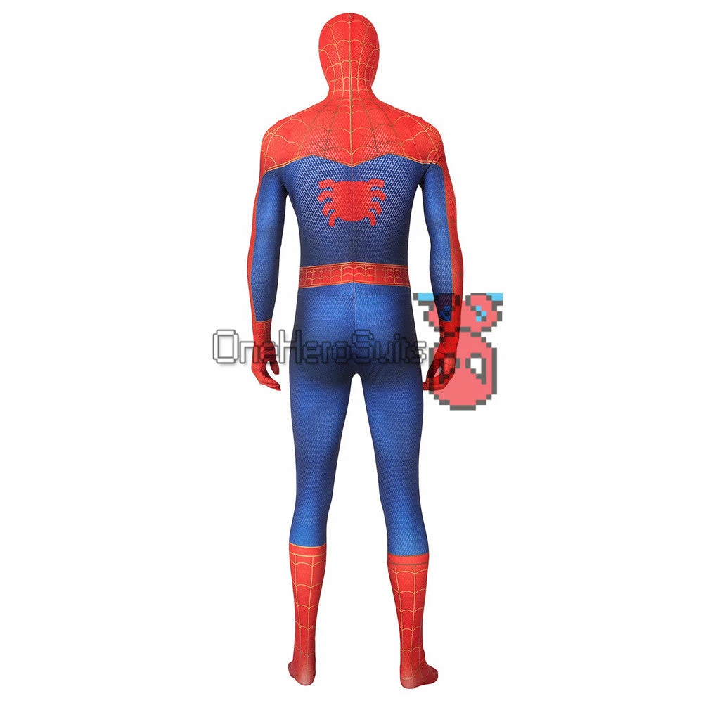 OneHeroSuits Peter Parker Suit Into The Spider-Verse Spiderman Bodysuit Zentai/Jumpsuit 5 OneHeroSuits Peter Parker Suit Into The Spider-Verse Spiderman Bodysuit Zentai/Jumpsuit