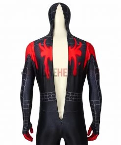OneHeroSuits Zentai/Jumpsuit Miles Morales Suit Into The Spider Verse Black Bodysuit