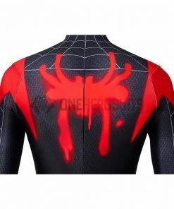OneHeroSuits Zentai/Jumpsuit Miles Morales Suit Into The Spider Verse Black Bodysuit