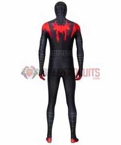 OneHeroSuits Zentai/Jumpsuit Miles Morales Suit Into The Spider Verse Black Bodysuit