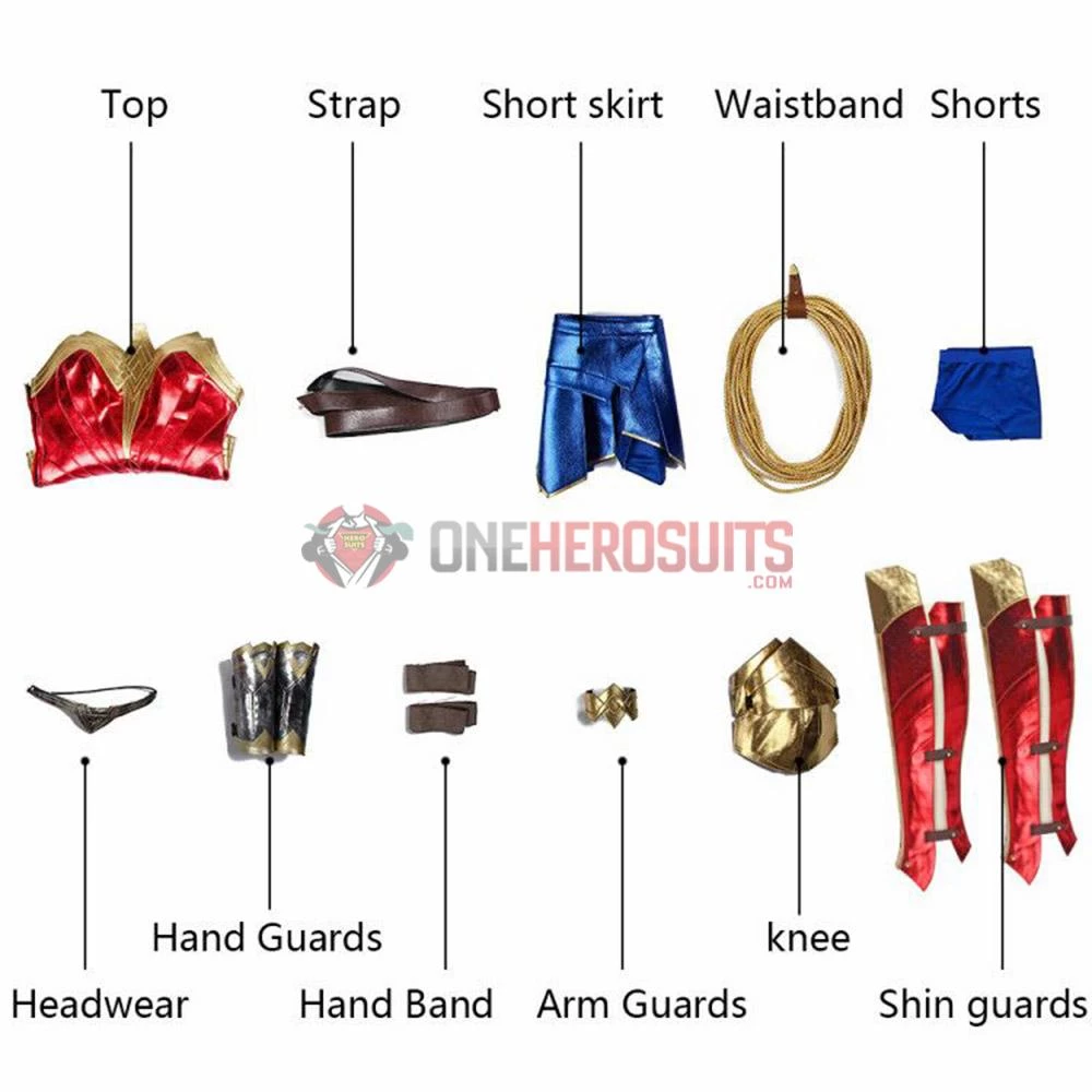 OneHeroSuits Diana Prince Cosplay Costumes Wonder Woman 1984 Red Cosplay Suit 29 OneHeroSuits Diana Prince Cosplay Costumes Wonder Woman 1984 Red Cosplay Suit
