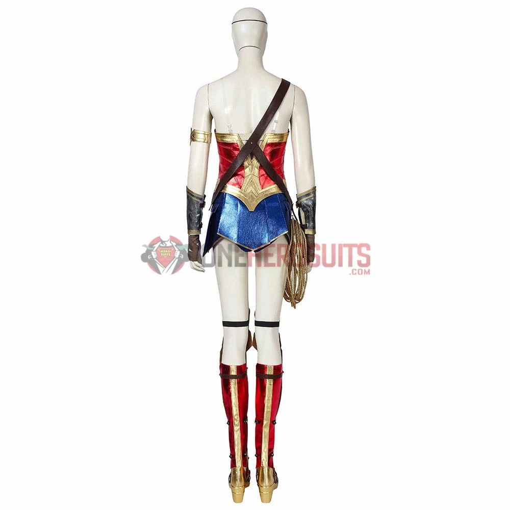 OneHeroSuits Diana Prince Cosplay Costumes Wonder Woman 1984 Red Cosplay Suit 3 OneHeroSuits Diana Prince Cosplay Costumes Wonder Woman 1984 Red Cosplay Suit