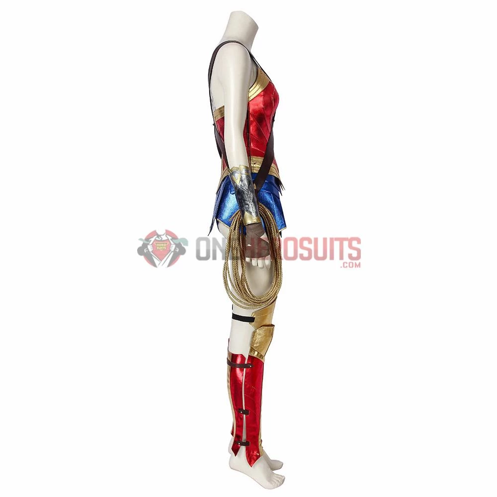 OneHeroSuits Diana Prince Cosplay Costumes Wonder Woman 1984 Red Cosplay Suit 9 OneHeroSuits Diana Prince Cosplay Costumes Wonder Woman 1984 Red Cosplay Suit