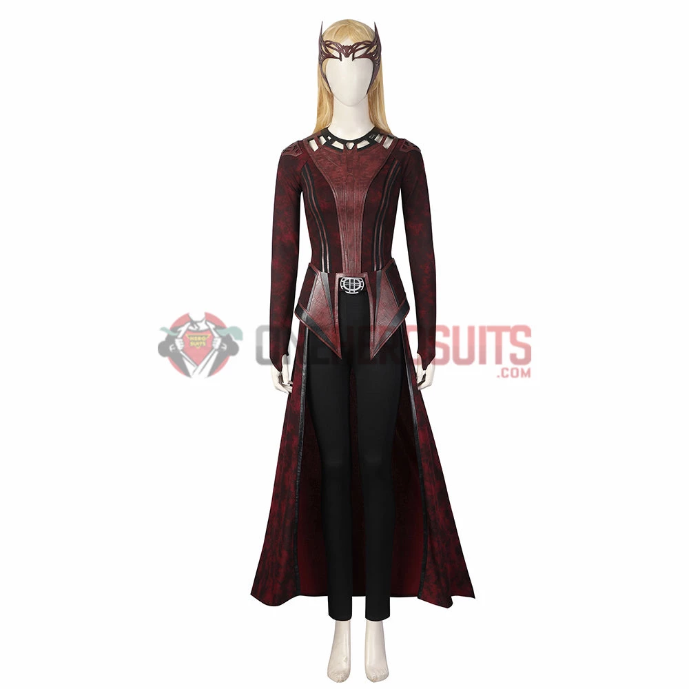 OneHeroSuits Wanda Scarlet Witch Cosplay Costumes In The Multiverse Of Madness Cosplay Suit 7 OneHeroSuits Wanda Scarlet Witch Cosplay Costumes In The Multiverse Of Madness Cosplay Suit