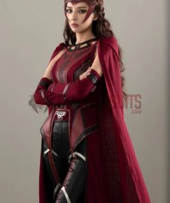 OneHeroSuits Wandavision Scarlet Witch Cosplay Costumes Halloween Carnival Set