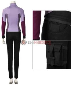 OneHeroSuits Costumes 2021 New Hawkeye Kate Bishop Purple Cosplay Costume Halloween Dress Up Suit