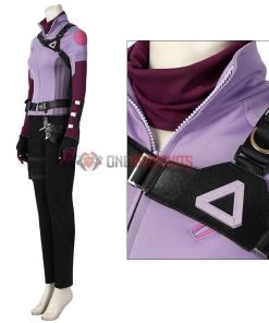 OneHeroSuits Costumes 2021 New Hawkeye Kate Bishop Purple Cosplay Costume Halloween Dress Up Suit