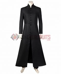 OneHeroSuits The Matrix 2 Cosplay Costume Reloaded Revolutions Neo Black Suit