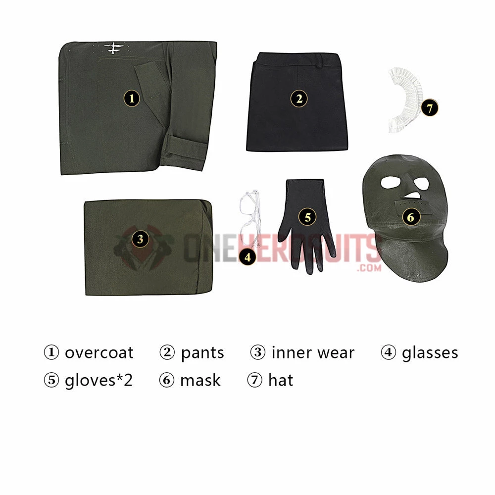 OneHeroSuits Riddler Cospaly Costume The Batman 2022 Cosplay Suit 2 OneHeroSuits Riddler Cospaly Costume The Batman 2022 Cosplay Suit