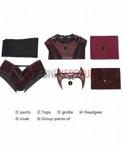 OneHeroSuits Wanda Scarlet Witch Cosplay Costumes In The Multiverse Of Madness Halloween Suits 39 OneHeroSuits Wanda Scarlet Witch Cosplay Costumes In The Multiverse Of Madness Halloween Suits