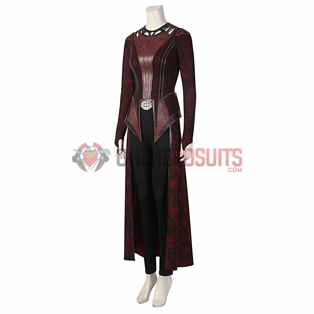 OneHeroSuits Wanda Scarlet Witch Cosplay Costumes In The Multiverse Of Madness Halloween Suits 15 OneHeroSuits Wanda Scarlet Witch Cosplay Costumes In The Multiverse Of Madness Halloween Suits