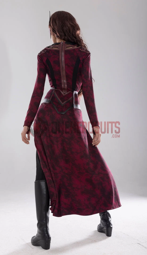 OneHeroSuits Wanda Scarlet Witch Cosplay Costumes In The Multiverse Of Madness Halloween Suits 5 OneHeroSuits Wanda Scarlet Witch Cosplay Costumes In The Multiverse Of Madness Halloween Suits