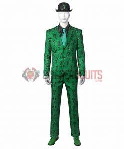 OneHeroSuits Edward Nygma Cospaly Costume 1960s Batman Riddler Suit Costumes