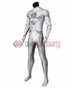 OneHeroSuits Moon Knight Cosplay Costumes White Spandex Bodysuit With Cloak
