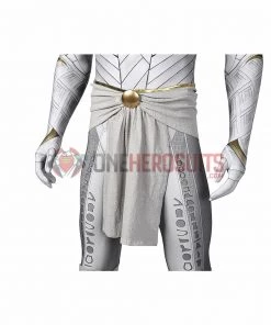 OneHeroSuits Moon Knight Cosplay Costumes White Spandex Bodysuit With Cloak
