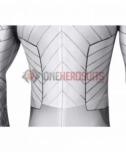 OneHeroSuits Moon Knight Cosplay Costumes White Spandex Bodysuit With Cloak