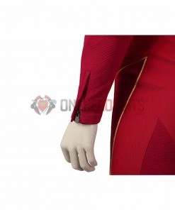 OneHeroSuits The Flash Season 8 Cosplay Costumes With Gold Boots
