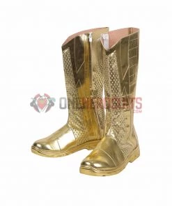 OneHeroSuits The Flash Season 8 Cosplay Costumes With Gold Boots