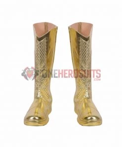 OneHeroSuits The Flash Season 8 Cosplay Shoes Gold Boots Costumes 7 OneHeroSuits The Flash Season 8 Cosplay Shoes Gold Boots Costumes