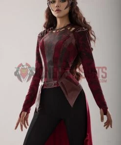 OneHeroSuits Scarlet Witch Wanda Cosplay Costumes Battle Damaged Edition Halloween Suits
