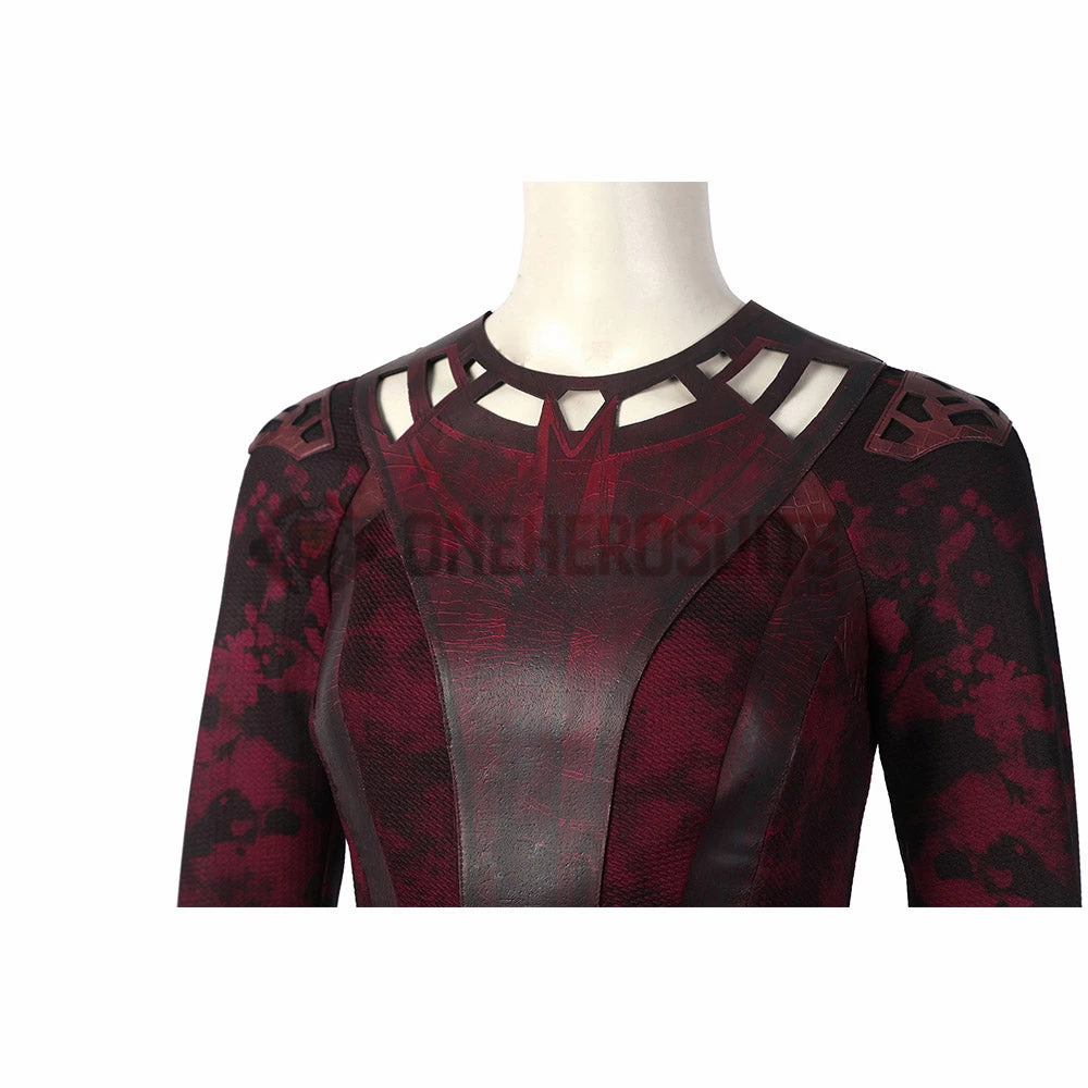 OneHeroSuits WandaVision Cosplay Costumes Battle Damaged Edition Wanda Suits 12 OneHeroSuits WandaVision Cosplay Costumes Battle Damaged Edition Wanda Suits