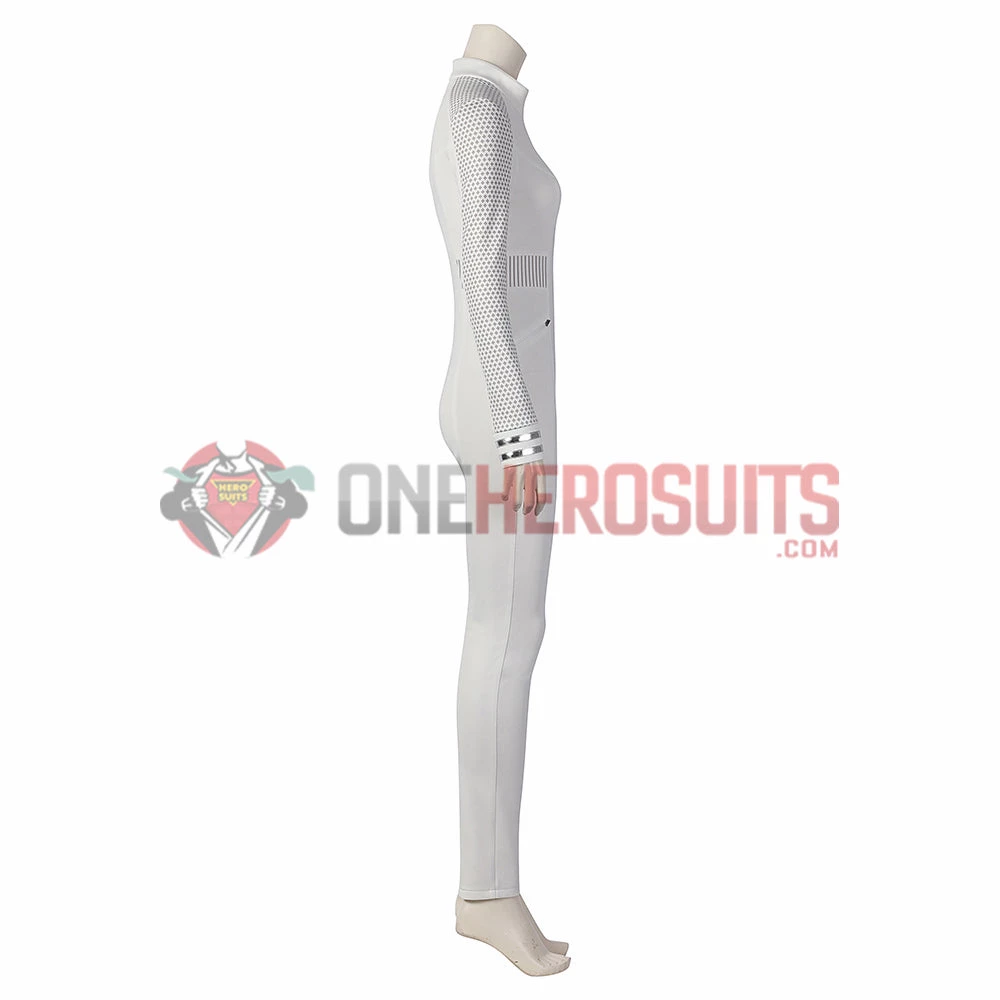 OneHeroSuits Star Trek Cosplay Costume Strange New Worlds Nurse Chapel White Jumpsuit 5 OneHeroSuits Star Trek Cosplay Costume Strange New Worlds Nurse Chapel White Jumpsuit