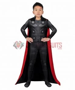 OneHeroSuits Kids Avengers Infinity War Cosplay Suit Thor Spandex BodySuit Costumes