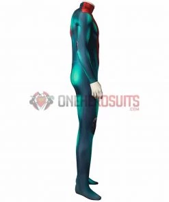 Miles Morales PS5 Spiderman Bodysuit Spiderman Great Responsibility OneHeroSuits Zentai/Jumpsuit