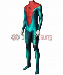 Miles Morales PS5 Spiderman Bodysuit Spiderman Great Responsibility OneHeroSuits Zentai/Jumpsuit
