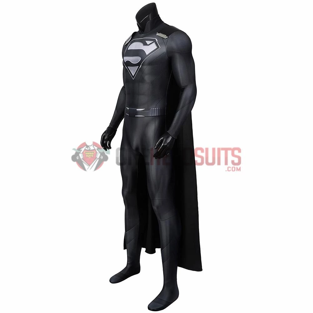 SuperMan Cosplay Costumes Justice League Superman Black Spandex OneHeroSuits 4 SuperMan Cosplay Costumes Justice League Superman Black Spandex OneHeroSuits