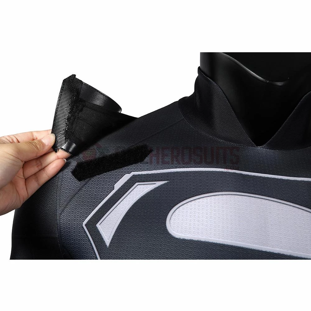 SuperMan Cosplay Costumes Justice League Superman Black Spandex OneHeroSuits 13 SuperMan Cosplay Costumes Justice League Superman Black Spandex OneHeroSuits