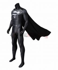 SuperMan Cosplay Costumes Justice League Superman Black Spandex OneHeroSuits