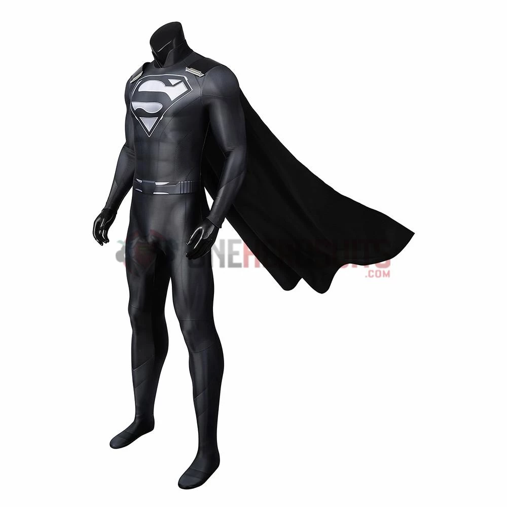 SuperMan Cosplay Costumes Justice League Superman Black Spandex OneHeroSuits 2 SuperMan Cosplay Costumes Justice League Superman Black Spandex OneHeroSuits