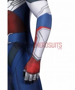 OneHeroSuits Sam Wilson Cosplay Costume The Falcon And The Winter Soldier Printed Spandex Jumpsuits