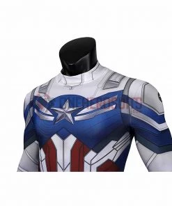 OneHeroSuits Sam Wilson Cosplay Costume The Falcon And The Winter Soldier Printed Spandex Jumpsuits