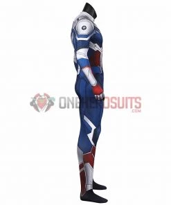 OneHeroSuits Sam Wilson Cosplay Costume The Falcon And The Winter Soldier Printed Spandex Jumpsuits