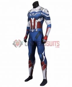 OneHeroSuits Sam Wilson Cosplay Costume The Falcon And The Winter Soldier Printed Spandex Jumpsuits