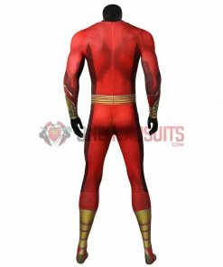 OneHeroSuits Shazam 2 Fury Of The Gods Cosplay Costume 3D Printed Jumpsuits With Cloak 26 OneHeroSuits Shazam 2 Fury Of The Gods Cosplay Costume 3D Printed Jumpsuits With Cloak