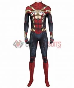 OneHeroSuits Iron Spider-man 3 No Way Home Cosplay Costume 3D Printed Jumpsuits Zentai/Jumpsuit