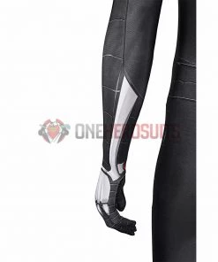 OneHeroSuits Spider Man Miles Morales PS5 Cosplay Suit Symbiote Black Spandex Bodysuit
