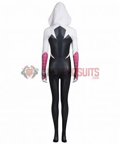 OneHeroSuits Across The Spider-Verse Gwen Cosplay Costume Gwen Spandex Suit Zentai/Jumpsuit 33 OneHeroSuits Across The Spider-Verse Gwen Cosplay Costume Gwen Spandex Suit Zentai/Jumpsuit