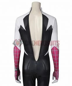OneHeroSuits Across The Spider-Verse Gwen Cosplay Costume Gwen Spandex Suit Zentai/Jumpsuit 23 OneHeroSuits Across The Spider-Verse Gwen Cosplay Costume Gwen Spandex Suit Zentai/Jumpsuit